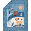 Lambs & Ivy - 3Pk Lion King Adventure Baby Crib Bedding Set, Blue Image 2