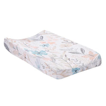 Lambs & Ivy - Baby Blooms Watercolor Floral/Butterfly Soft Changing Pad Cover  Image 1