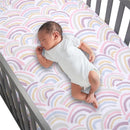 Lambs & Ivy - Baby Fitted Sheet, Rainbow Image 3