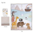 Lambs & Ivy Baby Noah 3-Piece Bedding Set, Animals/Ark Image 7