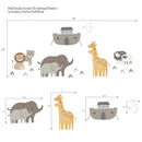 Lambs & Ivy - Baby Noah Ark/Boat with Pairs of Animals Wall Decals/Stickers Image 4