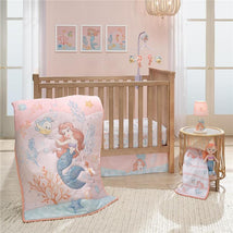 Lambs & Ivy - Bedtime Originals Disney Baby The Little Mermaid, 3 Piece Baby Crib Bedding Set Image 1