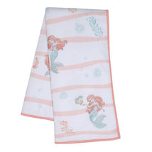 Lambs & Ivy - Bedtime Originals Disney Baby The Little Mermaid White Baby Blanket, Ariel Image 1