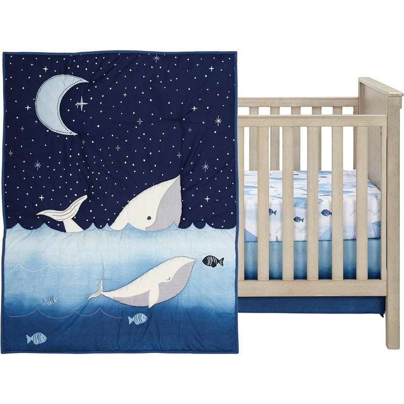 Lambs & Ivy Bubble & Squirt 3-Piece Crib Bedding Set Image 2