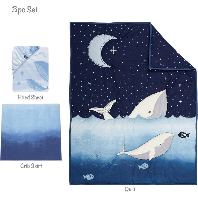 Lambs & Ivy Bubble & Squirt 3-Piece Crib Bedding Set Image 8