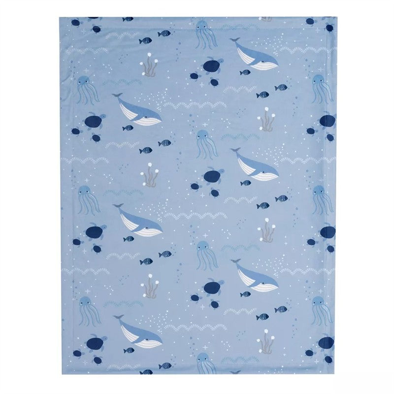 Lambs & Ivy Bubble & Squirt Baby Blanket Image 3