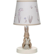 Lambs & Ivy Bunny Hop Organic Cotton Lamp With Shade Image 1