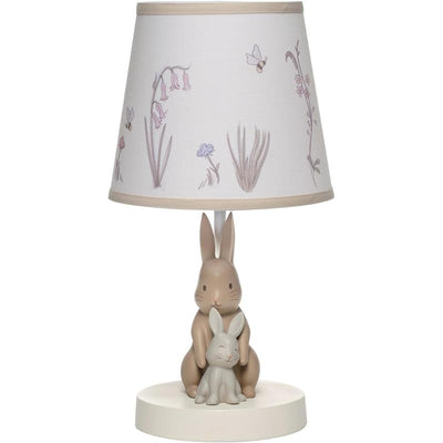 Lambs & Ivy Bunny Hop Organic Cotton Lamp With Shade Image 1