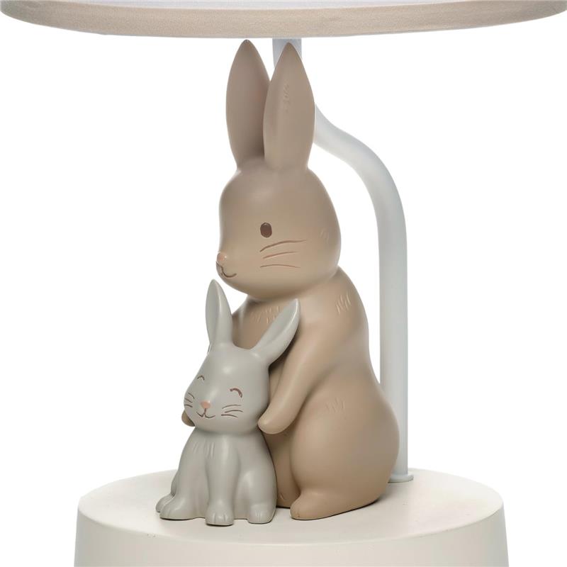 Lambs & Ivy Bunny Hop Organic Cotton Lamp With Shade Image 2