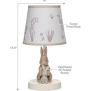 Lambs & Ivy Bunny Hop Organic Cotton Lamp With Shade Image 5