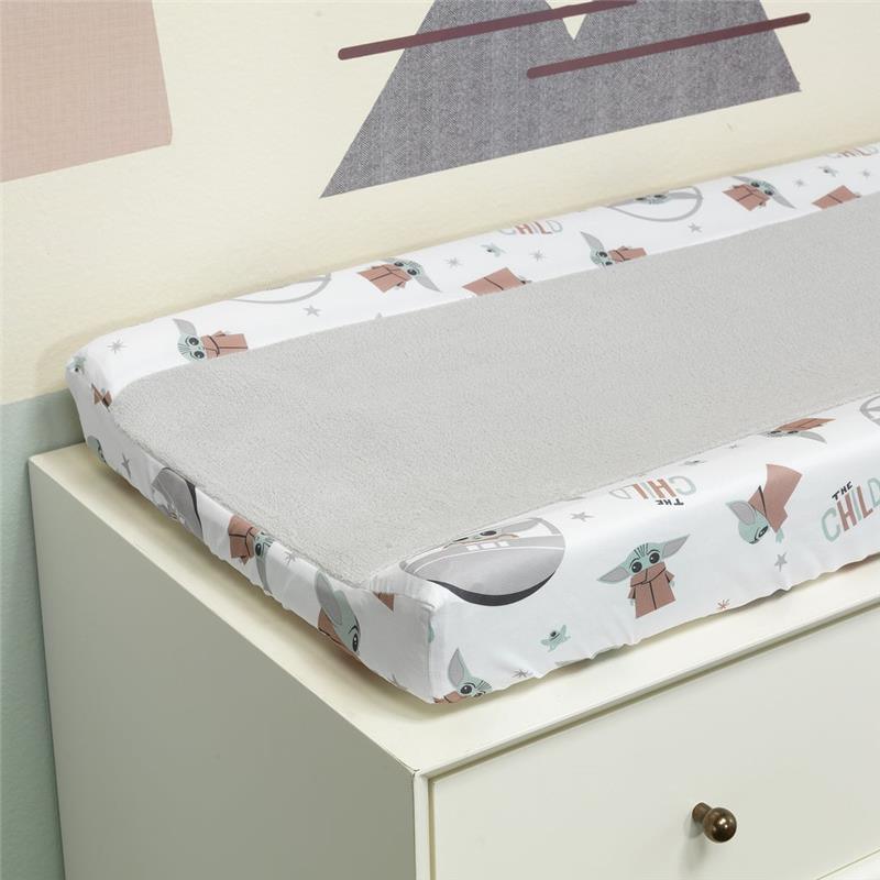 Lambs & Ivy - Changing Pad Cover, The Child Baby Yoda Image 3