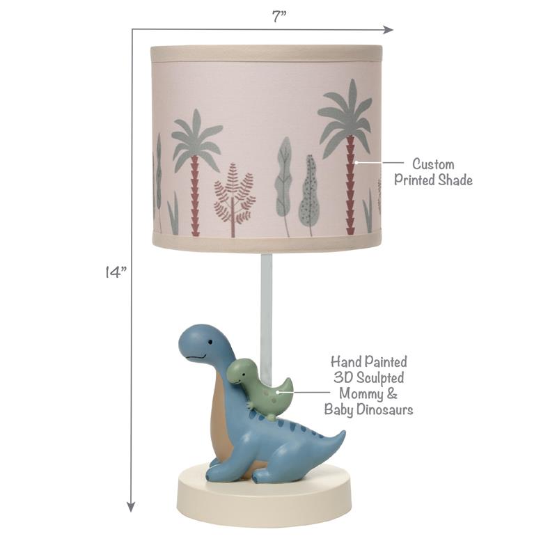 Lambs & Ivy - Dino-Might Custom Designed 3D Dinosaur Nursery Lamp with Shade Image 3