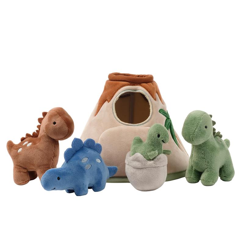 Lambs & Ivy - Dino-Might Plush Dinosaur Volcano Interactive Soft Toy Play Set Image 5