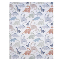 Lambs & Ivy - Dino-Might Ultra-Soft Fleece Watercolor Dinosaur Baby Blanket Image 2