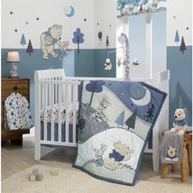 Lambs & Ivy - Disney Baby Forever Pooh Gray Lamp with Shade & Bulb Image 2