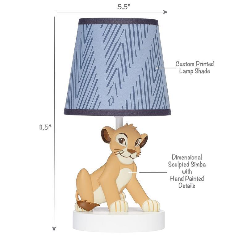 Lambs & Ivy - Disney Lion King Adventure Lamp with Shade & Bulb Image 3