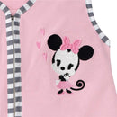 Lambs & Ivy Disney Minnie Mouse 4-Piece Crib Bedding Set, Gray/Pink Image 2