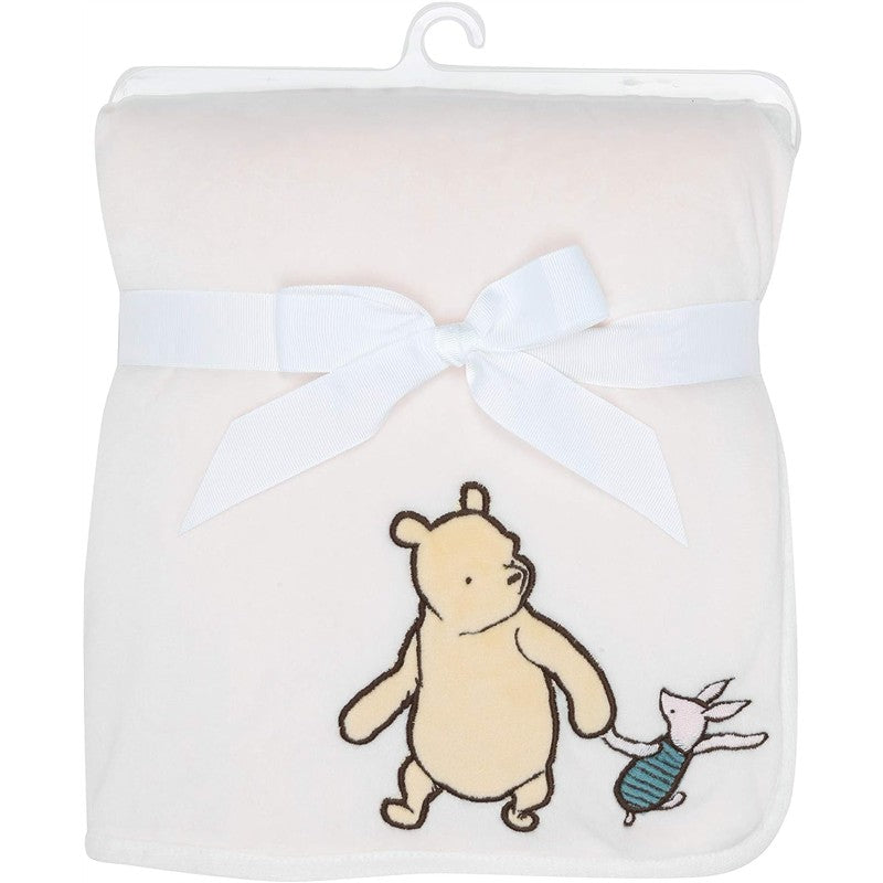 Lambs & Ivy Disney Storytime Pooh Baby Blanket Image 4