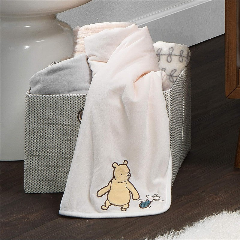 Lambs & Ivy Disney Storytime Pooh Baby Blanket Image 6