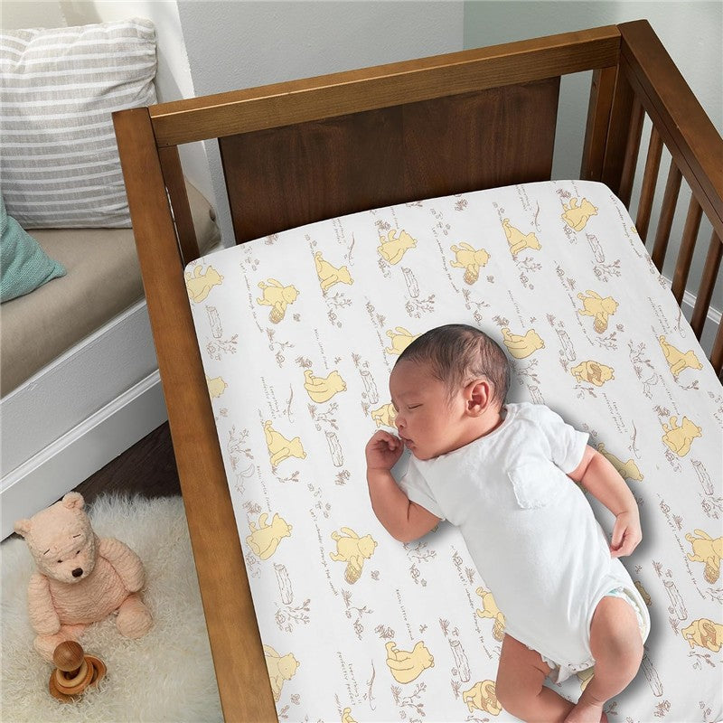 Lambs & Ivy Disney Storytime Pooh Crib Sheet Image 2