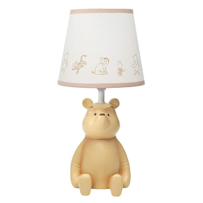 Lambs & Ivy Disney Storytime Pooh Lamp with Shade & Bulb Image 1