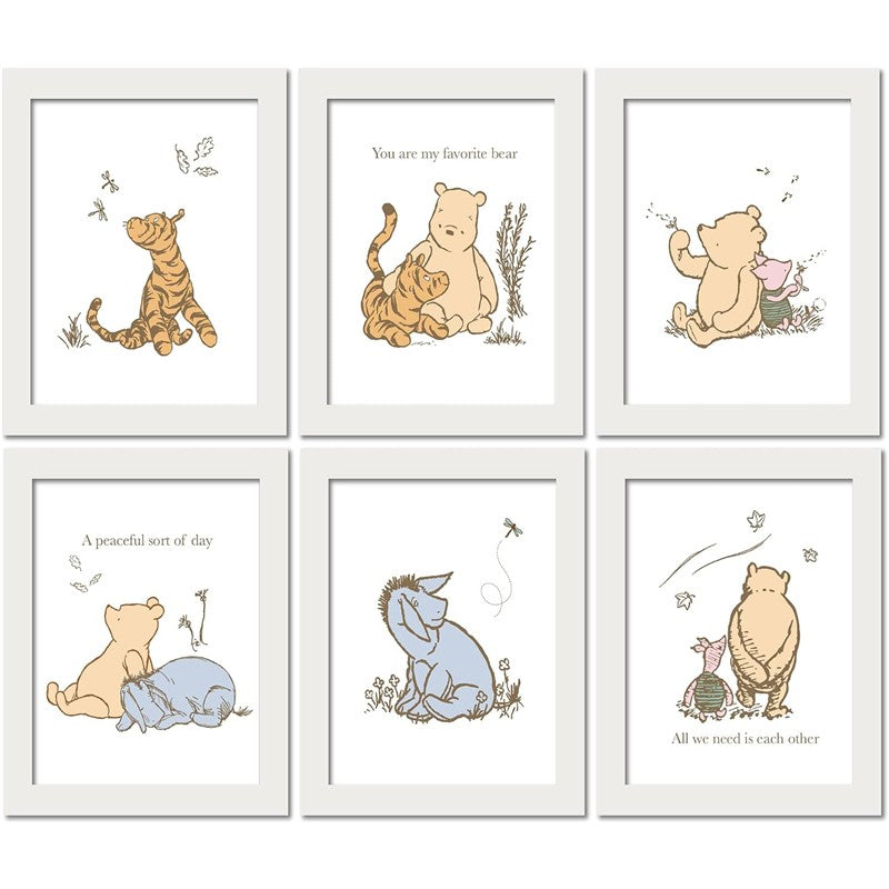 Lambs & Ivy Disney Storytime Pooh Unframed Wall Art Image 3