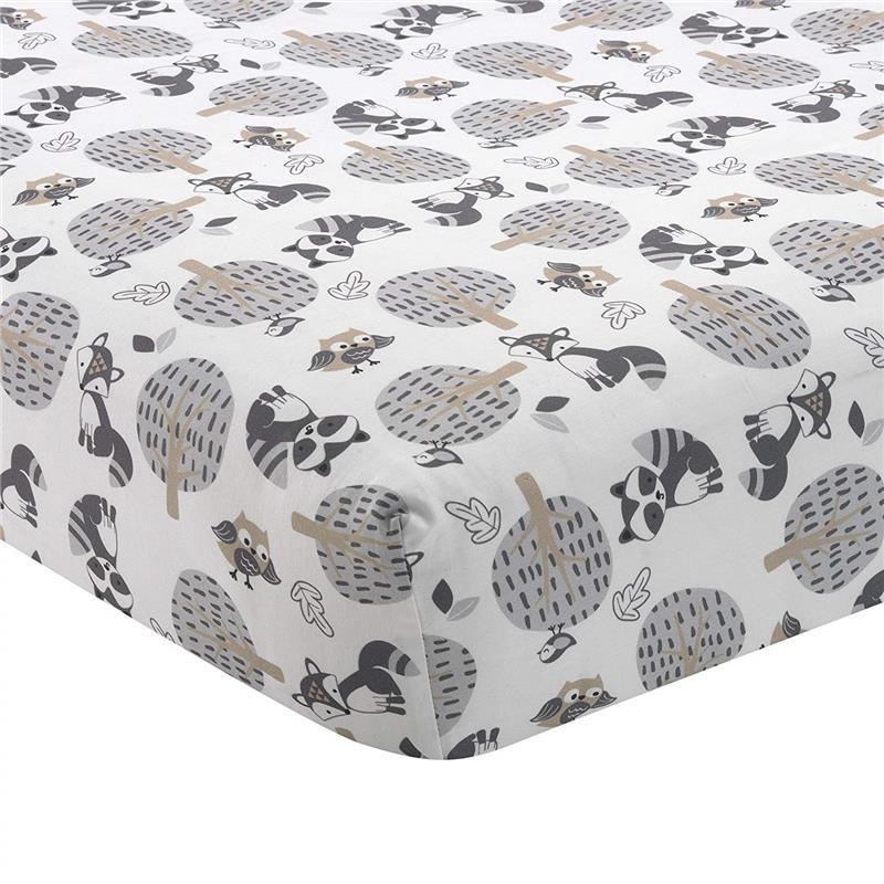 Lambs & Ivy - Fitted Crib Sheet, Little Rascals Image 1