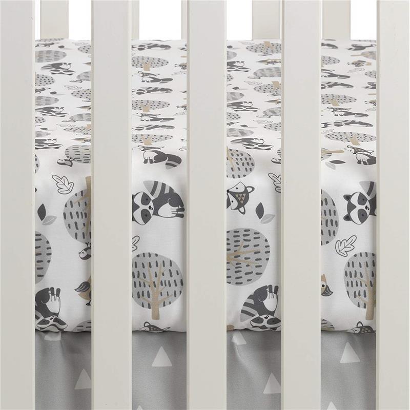 Lambs & Ivy - Fitted Crib Sheet, Little Rascals Image 5