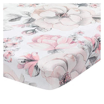 Lambs & Ivy Floral Baby Crib Fitted Sheet Image 1