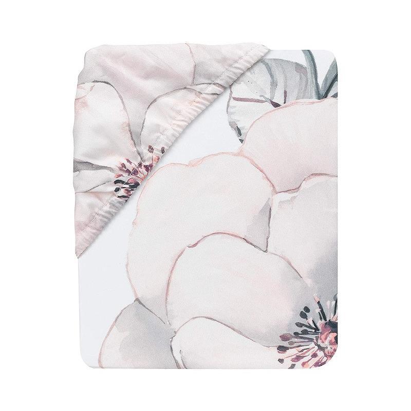Lambs & Ivy Floral Baby Crib Fitted Sheet Image 3