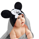Lambs & Ivy Hooded Baby Bath Towel, Mickey Mouse Image 1