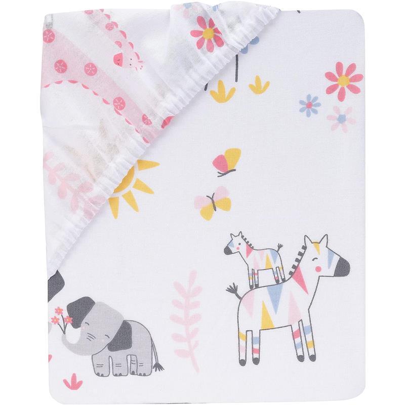 Lambs & Ivy - Jazzy Jungle Baby Fitted Crib Sheet Image 3
