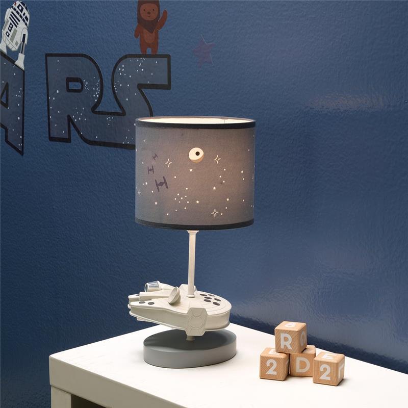 Lambs & Ivy - Lamp With Shade & Bulb, Stars Wars Millennium Falcon  Image 5
