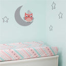 Lambs & Ivy Little Spirit Changing Pad Cover, Coral/Teal Image 5