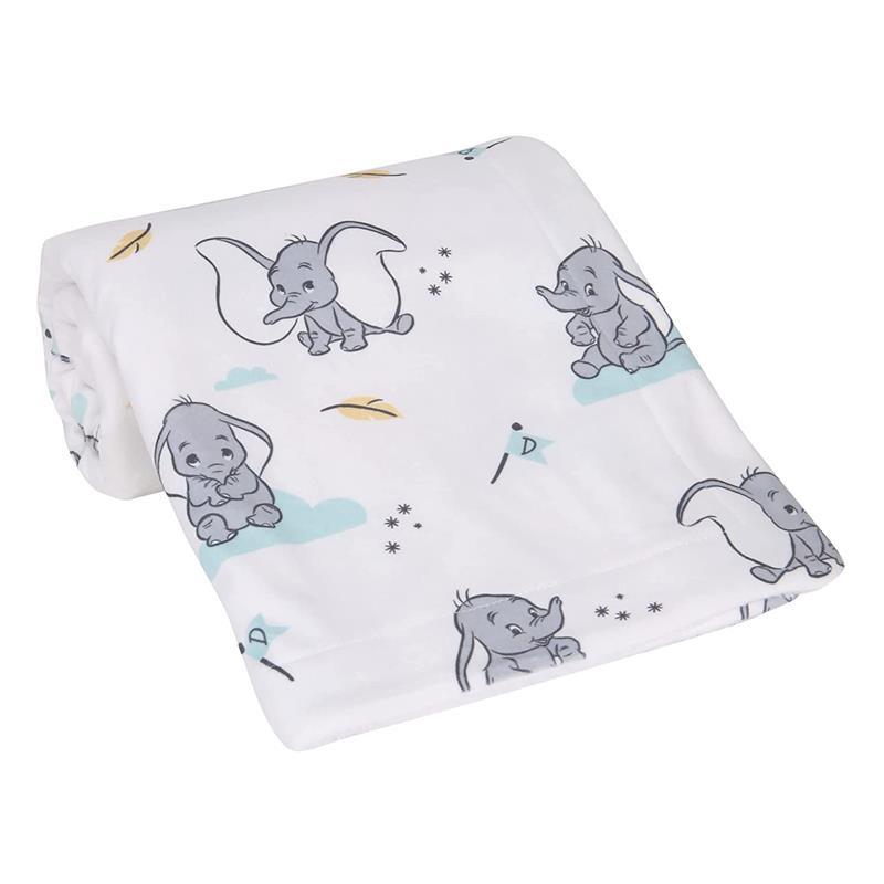 Lambs & Ivy Minky Sherpa Baby Blanket, Dumbo Image 7