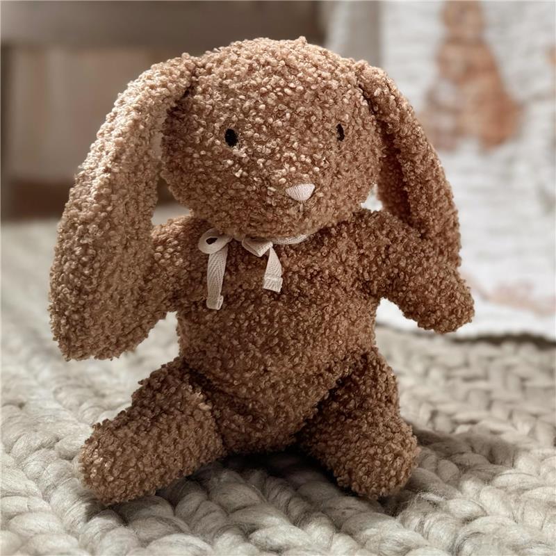 Lambs & Ivy Mushroom Meadow Organic Cotton Bunny Plush, Honey Image 6