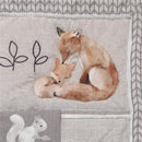 Lambs & Ivy - Painted Forest 4-Piece Crib Bedding Set, Gray Image 15