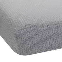 Lambs & Ivy Ryan Collection Fitted Crib Sheet, Gray Print Image 1