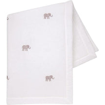 Lambs & Ivy - Signature Elephant Creamy White Linen Image 2