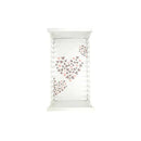 Lambs & Ivy Signature Heart To Heart Pink/White Fitted Crib Sheet Image 2