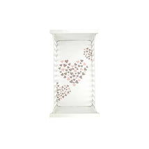 Lambs & Ivy Signature Heart To Heart Pink/White Fitted Crib Sheet Image 2