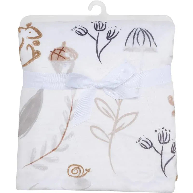 Lambs & Ivy - Treetop Fox Woodland Blanket Image 5