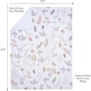 Lambs & Ivy - Treetop Fox Woodland Blanket Image 7