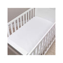 Lambs & Ivy White Baby Crib Fitted Sheet Image 3