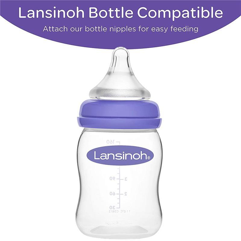 Lansinoh Breastmilk Storage Breast Pump Bottles, 4 Count