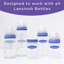 Lansinoh - 2Pk NaturalWAVE Silicone Baby Bottle Nipples, Slow Flow Image 2