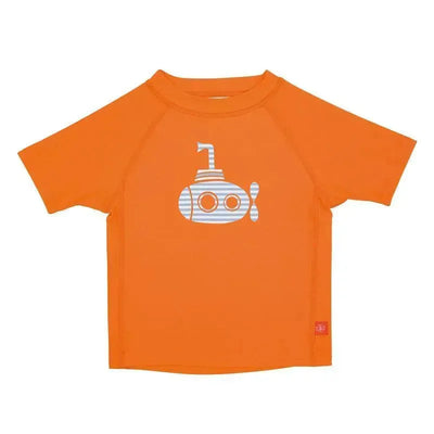 Lassig Boys' Rashguard Short Sleeve, Submarine Image 1