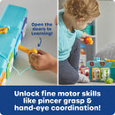 Learning Resources Lock & Key Clubhouse with colorful keys, teaching fine motor skills and hand-eye coordination.
