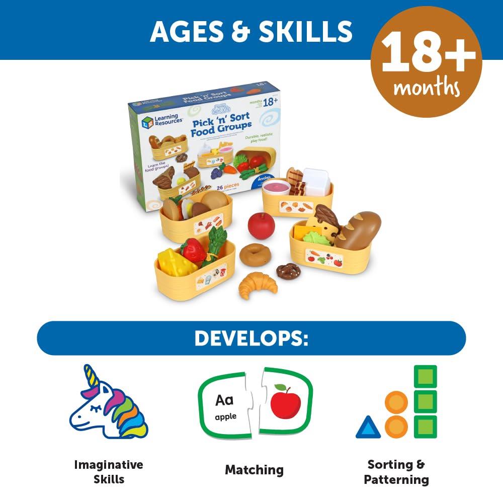 Learning Resources New Sprouts Pick 'n' Sort Food Groups