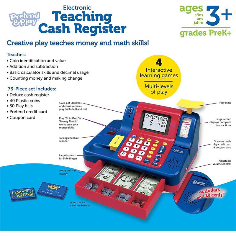 Learning Resources - Teaching Cash Register Image 4